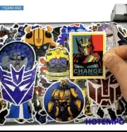 transformers stickers. Lot Of 50 Nice For Cars Skateboards. Decals Laptop movie