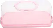 [MUCKLILY] Bread Keeper Box Square Cake Carrier with Lid for Fresh Storage of Baked Goods Cookies