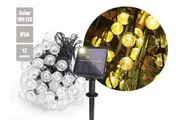 100 LED Solar Garden String Lights Outdoor Large Bulb Decoration Lighting 8 Mode Waterproof