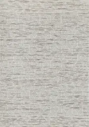 Pani Lattice Beige Wool Rug