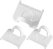 Vgvgaj Sewing Templates | 3 Pack 3.5mm Needle Gauge,Multifunctional Crafting Measuring Tools, Finger Protector, Edge Stitching Lock for Even Stitches