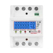 Dgital Wattmeter 100A 380V AC Three Phase Energy Meter Temporary kWh Can Be Reset Power Voltage Current