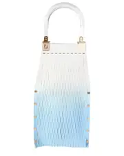 FENDI Blue Leather Sunny Top Handle Bag (Authentic Pre-Loved)