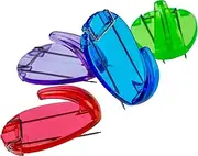 Officemate Cubicle Hooks, Assorted Translucent Colors, Pack of 5 (30181)