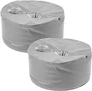VANZACK 2pcs Water Weight Bag Sandbags Flag Base Umbrella Base Accessory Beach Umbrella Stand Base Beach Umbrella Holder for Sand Water Filling Weight Bag Washing Line Base Silver
