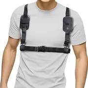 CAMMHD Adjustable Body Camera Harness Shoulder Strap Mount Harness Shoulder Chest Belt for Body Camera