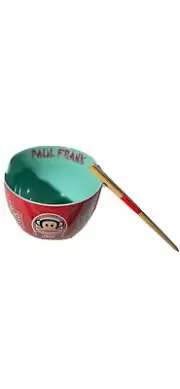 Ramen Noodle Bowl Paul Frank With Chopsticks NEW!!
