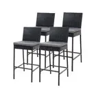 NEW Exterieur Outdoor Gardeon Set of 4 Outdoor Bar Stools