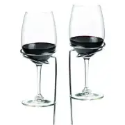Picnic Stix Set of 2 Wine Glass Holders by True