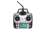 Flysky FS-T6 High Precision 2.4GHz 6CH Mode 2 Transmitter W/Receiver R6-B for RC Multirotor Quadcopter Helicopter Airplane Glider Car