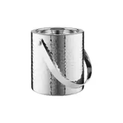 Maxwell & Williams Cocktail & Co Lexington 1.5L Hammered Ice Bucket Silver