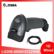 Zebra Symbol LI2208-SR00107ZZWW 1D Corded Handheld Barcode Scanner w/ USB Cable