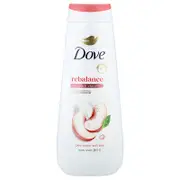 Dove, Rebalance Body Wash, White Peach + Rice Milk, 20 fl oz