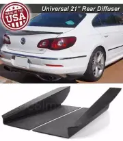 21" Gen 3 Rear Bumper Lip Winglet Apron Splitter Diffuser Canard For Chevy