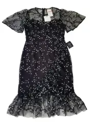 Cooper St Asymmetrical Dress Black Size 14 Brand New RRP $189.95 Free Ship