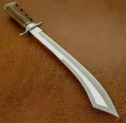 **20" Carbon Steel Swamp Master Full Tang Machete Fixed Blade Knife with Sheath*