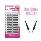 Fox Spire Cluster Lashes Kit Mink Lashes Extensions Eye Makeup Tools