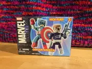 Marvel MiniMates {Captain America} {Nick Fury}