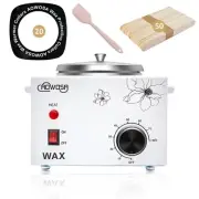 Single Electric Wax Warmer for Hair Removal, Large Paraffin Wax Pot with Adju...