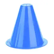 (Blue)10pcs Soccer Training Cone Football Barriers Plastic Marker Holder HR