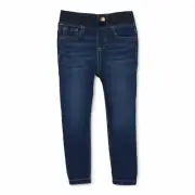 Wonder Nation Baby Boy & Toddler Boy Knit Denim Jogger Jeans Size 12 M Dark Wash