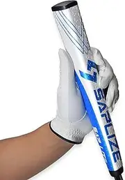 SAPLIZE Golf Putter Grip, Sap Lit V2, Ergonomic Shape, Light, Anti-Slip Pattern, Mid Size