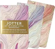Jotter Mini Notebooks for Bullet Journaling -- Agate (3-Pack) (Interior Dot-Grid Pattern)