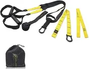 Exercise Suspension Straps Fitness Trainer Kit,Bodyweight Resistance System,Full Body Workouts for Home, Travel, and Outdoors, Build Muscle