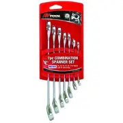 PK Tools Metric Cr-V Combination Spanner Set 7 Piece - PT10175