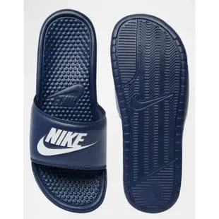 NIKE BENASSI JDI 基本款深藍拖鞋 343880403【TOP QUEEN】