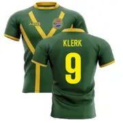 Airo Sportswear 2025-2026 South Africa Springboks Flag Concept Rugby Shirt (Klerk 9) Green XL