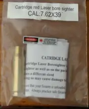 1mW LASER BORE SIGHTER - 7.62x39 Calibre Rifle boresighter 7.62 x 39