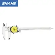 SHAHE 8 Inch Dial Caliper Shock Proof Caliper 0-200mm 0.02 mm Stainless Steel