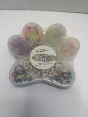 DIY Jewelry Bead Kit – 1500+ Colorful Beads, Alphabet, Charms, Stretch Cord, New