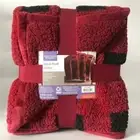 Better Homes & Gardens Sherpa Fleece Red Buffalo Plaid Plush Throw Blanket 50x60