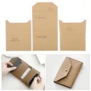 Clear Acrylic Wallet Pattern Stencil Template Drawings Set Leather Craft Tool