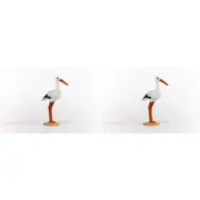 2x Schleich Kids/Childrens Toy Figurine Stork Pretend Animal Pretend Animal 3y+