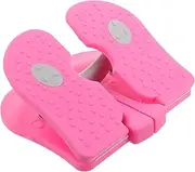 Ergonomic Mini Stepper Home Fitness Equipment for Leg Exercises Anti-Slip Plastic Pink Space-Saving Design