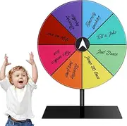 Prize Wheel Erasable Acrylic Spin Board|Customisable Roulette Game Spinner for Events|Lucky Draw Wheel for Parties,Carnivals,Classrooms,Festivals,Meetings|Interactive Display Tool