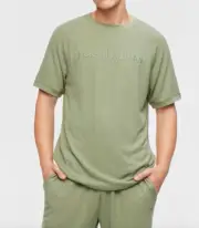 NEW PETER ALEXANDER SAGE GREEN WAFFLE TOP & PANTS PJ SET MENS XL RRP$149.90