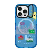 iPhone 16 Pro Impact Ring Stand Case MagSafe Compatible Hong Kong Skyline