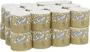 SCOTT® Toilet Tissue (5742), 2-Ply Toilet Roll, White, 24 Rolls / Case, 600 Sheets / Roll (14,400 Sheets)