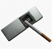 EFGTEK Portable Ashtray,Mini Pocket Metal Ash Holder for Outdoor Use with Lid