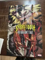 Sabretooth Dead Dont Talk #1 Marvel 2024 Folded Promo Poster 24x36