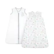 XL Breathable Cotton Baby Wearable Blanket Zipper Sleep Bags Sack Boys 18-24 Mos