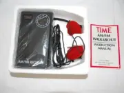 Vintage Time Magazine Promotional AM/FM Walkabout Receiver with Headphones NIB