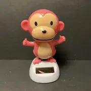 Solar Powered Dancing Toy New - Monkey Pink