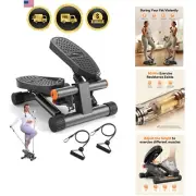 Mini Stair Stepper with LCD Monitor - Silent 300lbs Capacity for Home Exercise