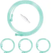 7Ft Oxygen Tubing, Crush Resistant High Flow Oxygen Tubing, 3 Pack Green Oxygen Tubing, Non Kinking Oxygen Tubing with Oxygen Tubing Connector