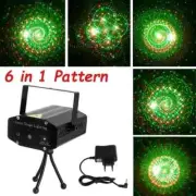 Mini Laser Projector Stage Lights LED R/G Disco Lighting Xmas Party KTV DJ Light